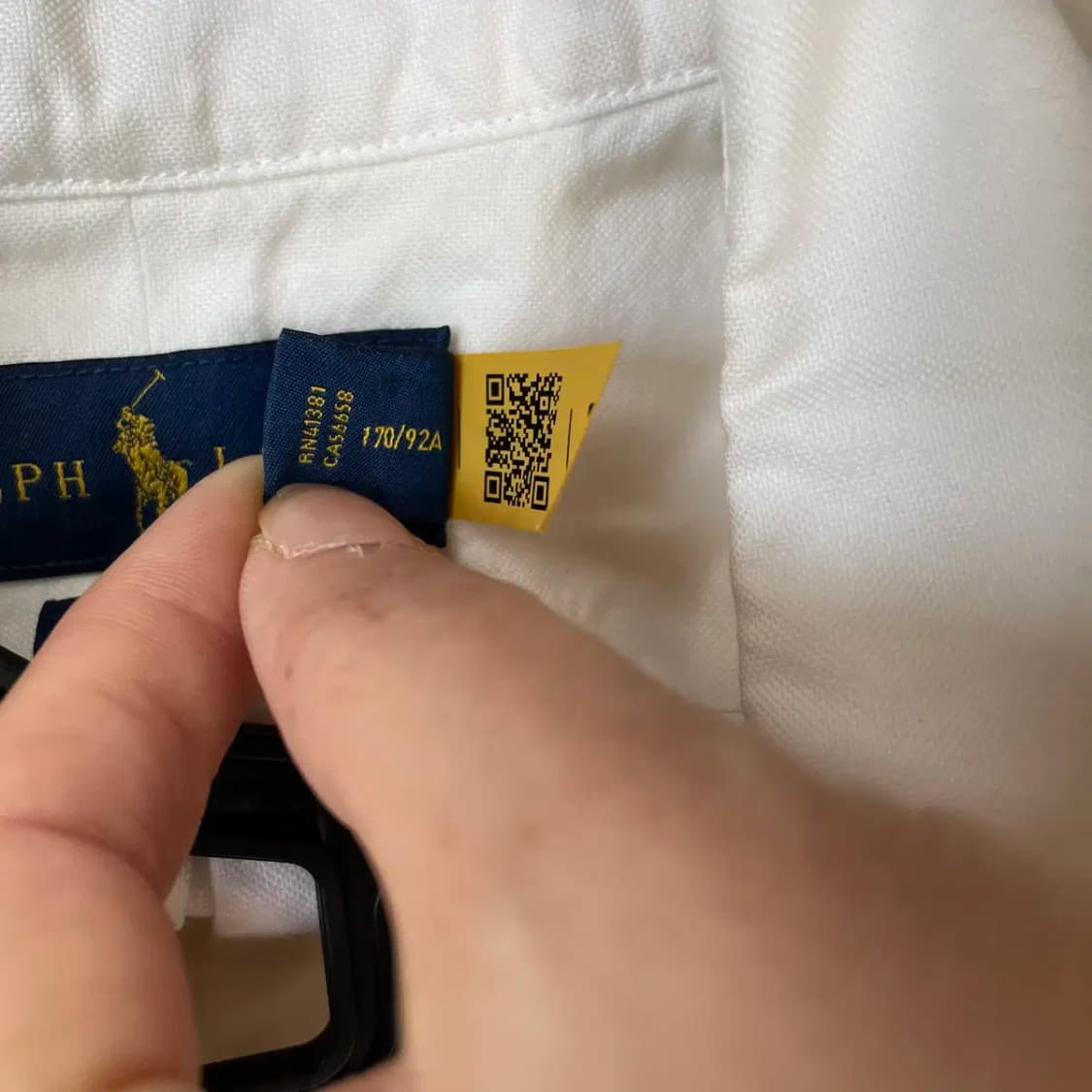 S 폴로 랄프로렌 화이트 셔츠 QR N.9089 상품이미지8