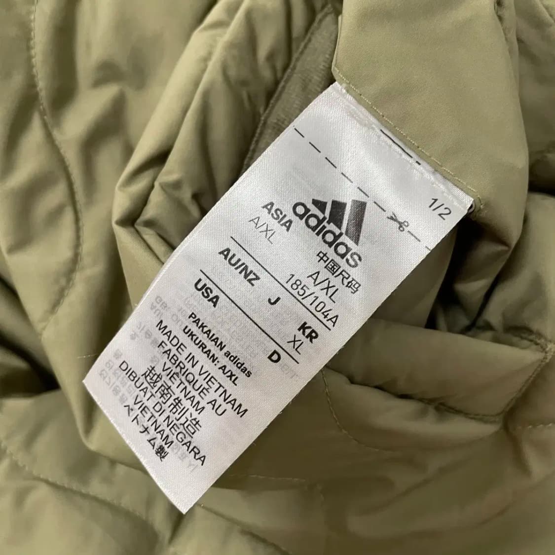 XL 아디다스 양면 셰르파 롱 후리스 N.9170 상품이미지5