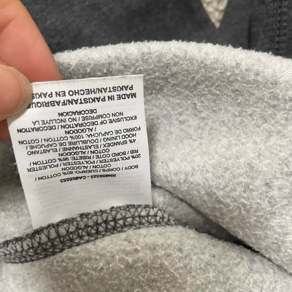 M 나이키 기모 후드티셔츠 N.9237 상품이미지5