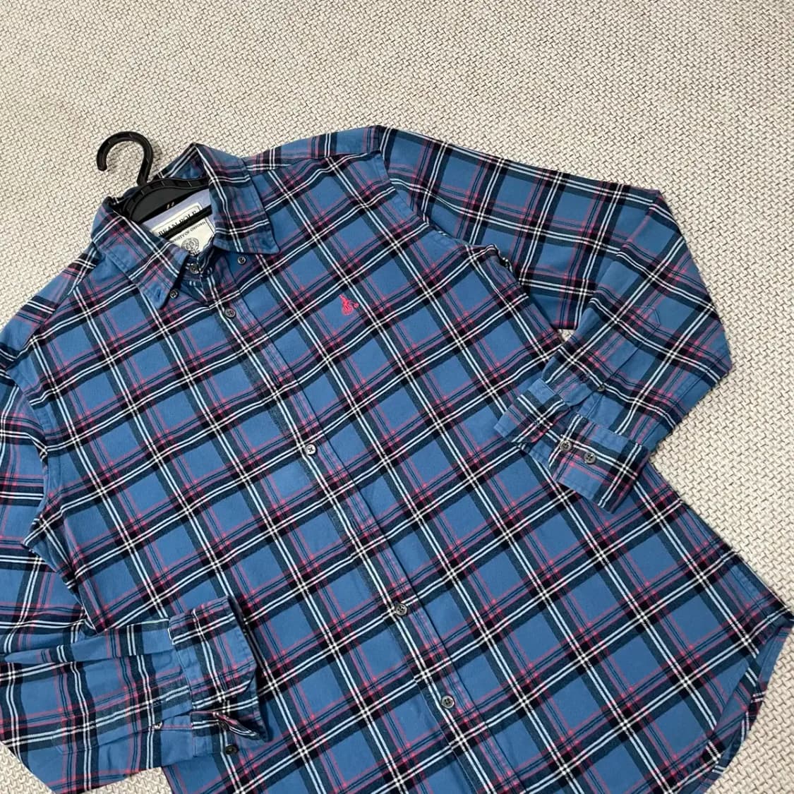 L 빈폴 체크 셔츠 남방 N.9340 상품이미지2