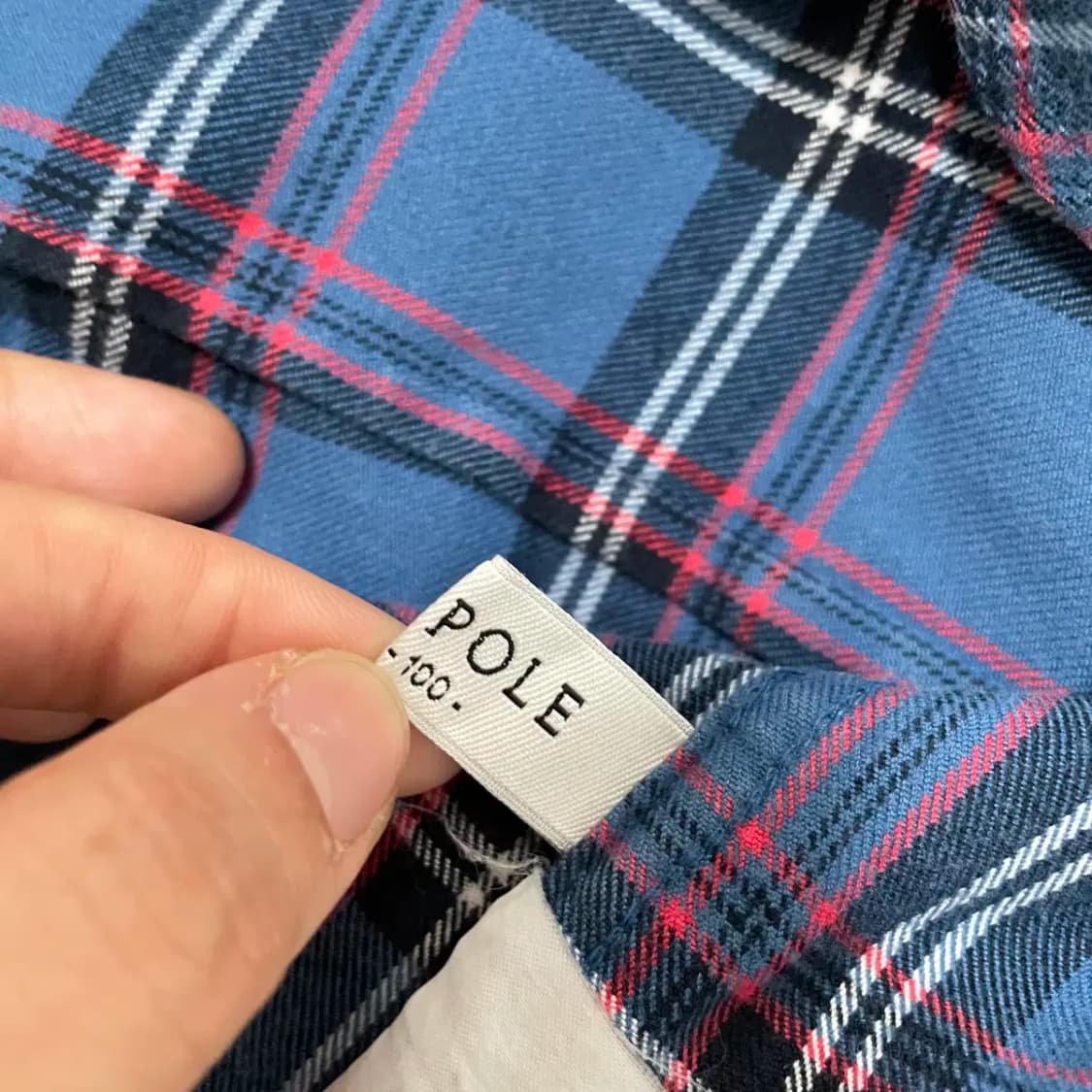 L 빈폴 체크 셔츠 남방 N.9340 상품이미지6