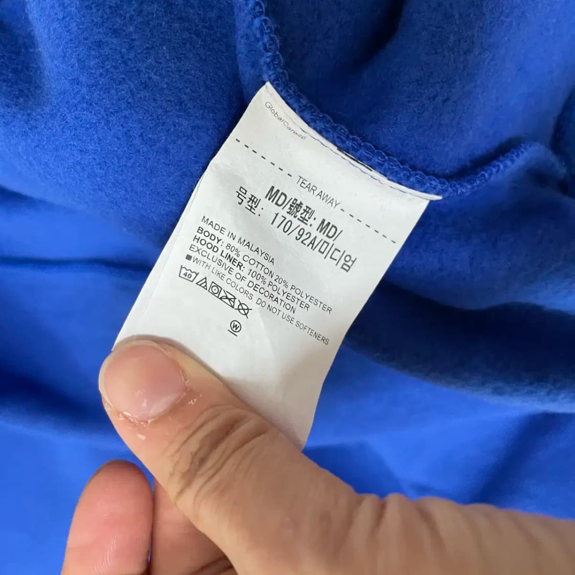 M 새상품 언더아머 기모 후드티셔츠 N.9356 상품이미지5
