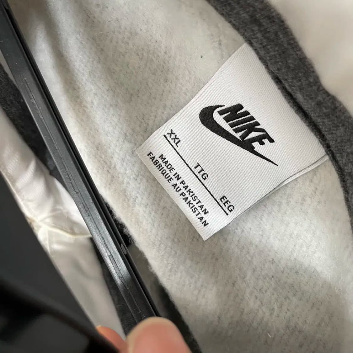 2XL 나이키 기모 긴팔 카라 맨투맨 N.9374 상품이미지8