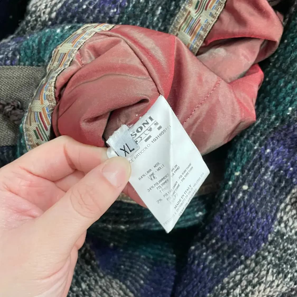 XL 미쏘니 패딩 자켓 B.3697 상품이미지4