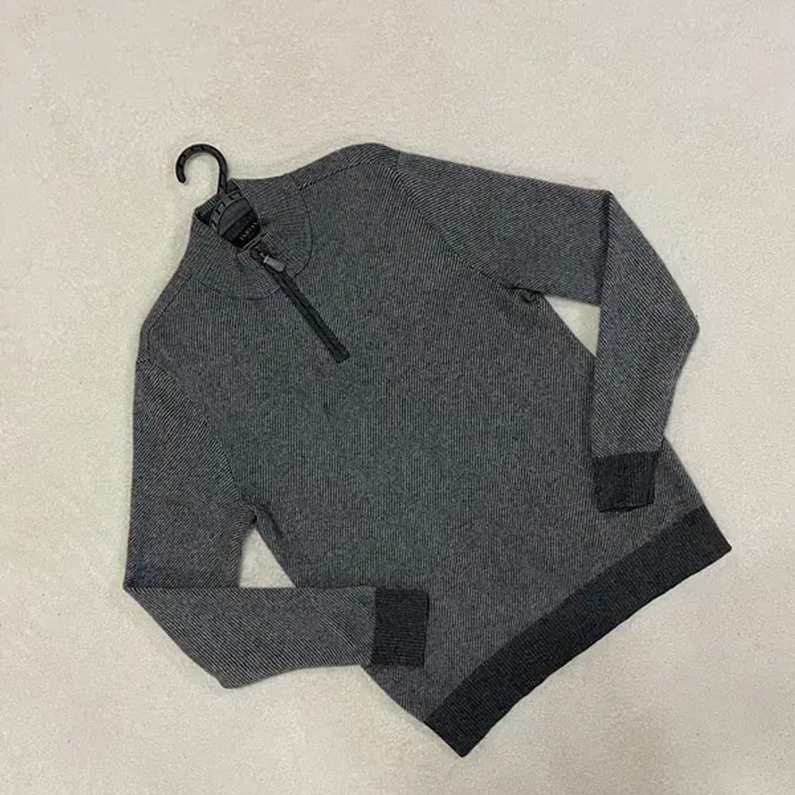 M 인디안 캐시미어 반집업 니트 B.153 상품이미지1