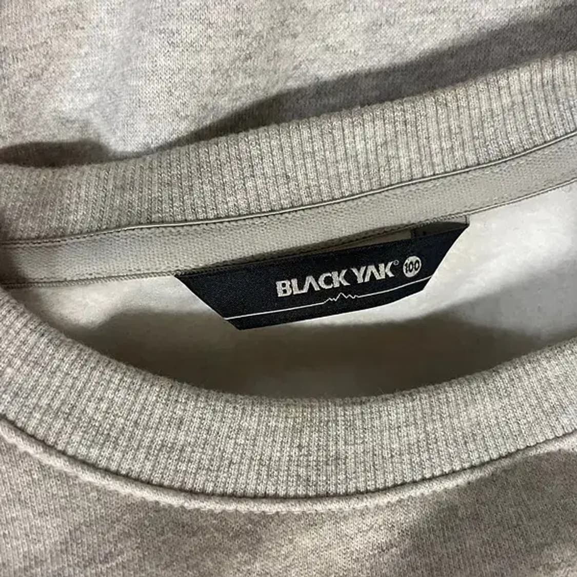 L 블랙야크 기모 맨투맨 B.107 상품이미지6