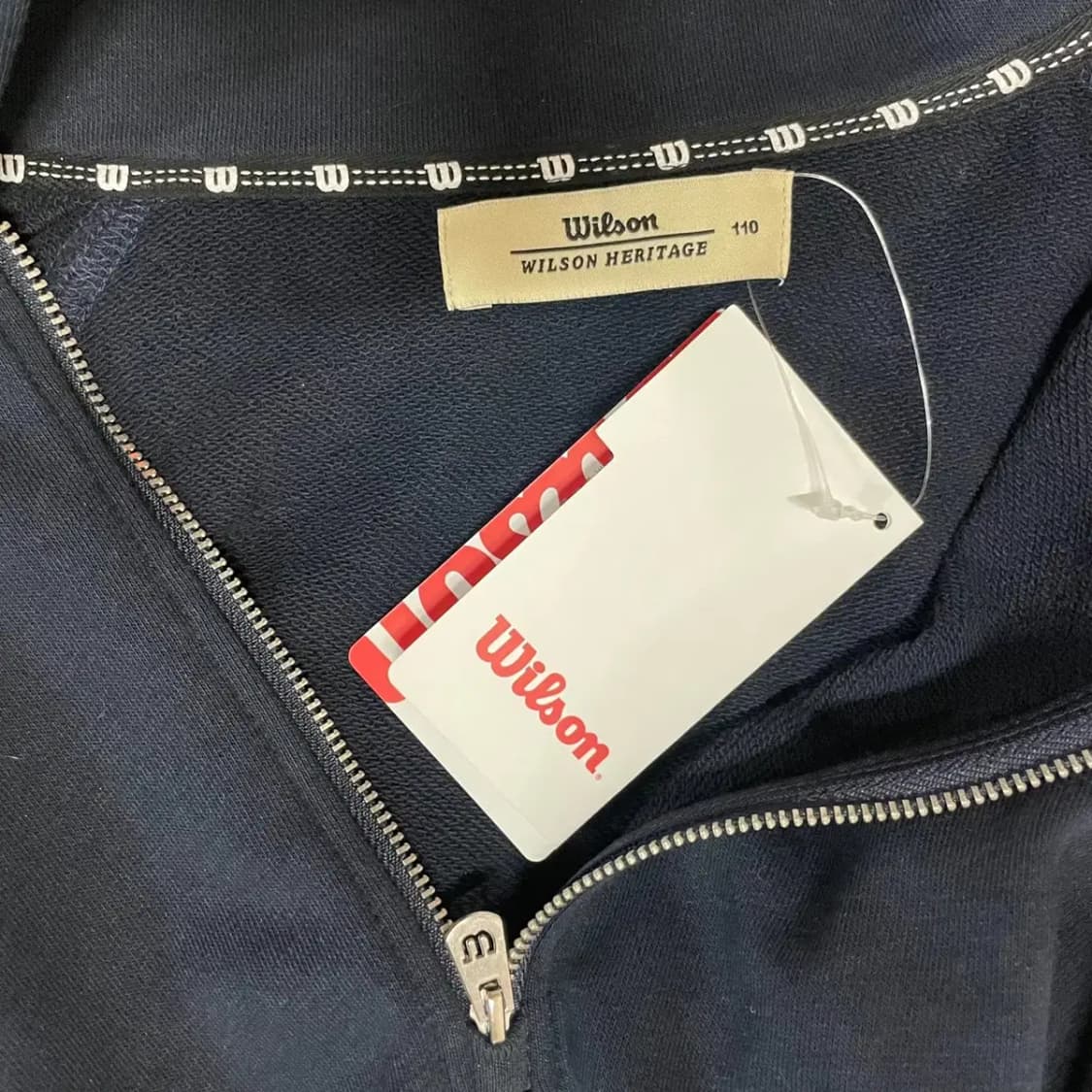 XXL 새상품 윌슨 반집업 맨투맨 B.277 상품이미지6
