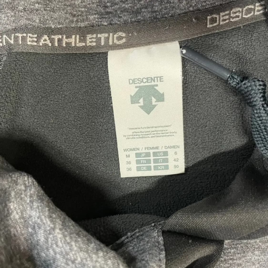 S 데상트 여성 기모 기능성 후드티 B.382 상품이미지5