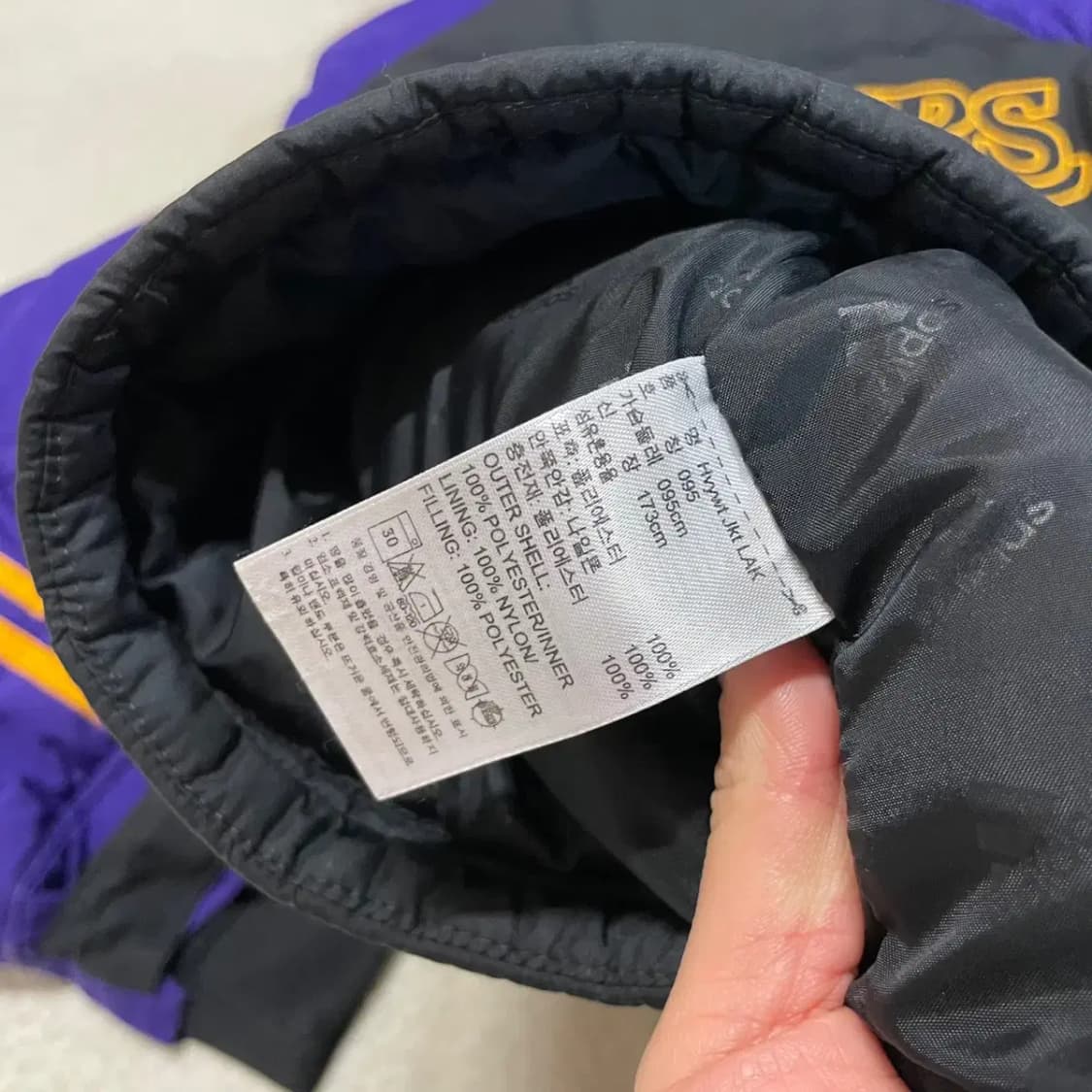 M 아디다스XLA레이커스 패딩자켓 B.426 상품이미지4