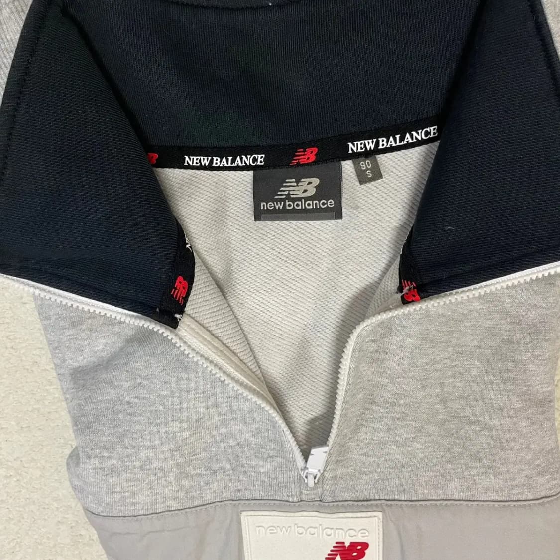 S 뉴발란스 반집업 맨투맨 B.440 상품이미지6