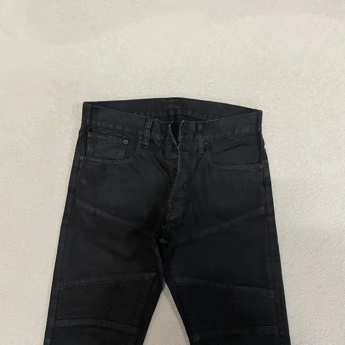 30 폴로 블랙라벨 바이커진 흑청바지 B.590 상품이미지2