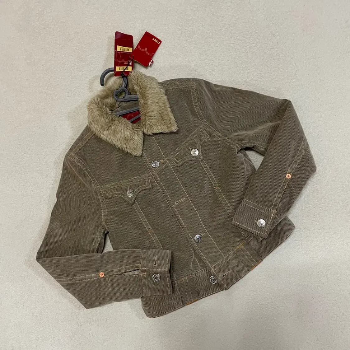 S 리바이스 타입원 코듀로이 여성 자켓 B.707 상품이미지1