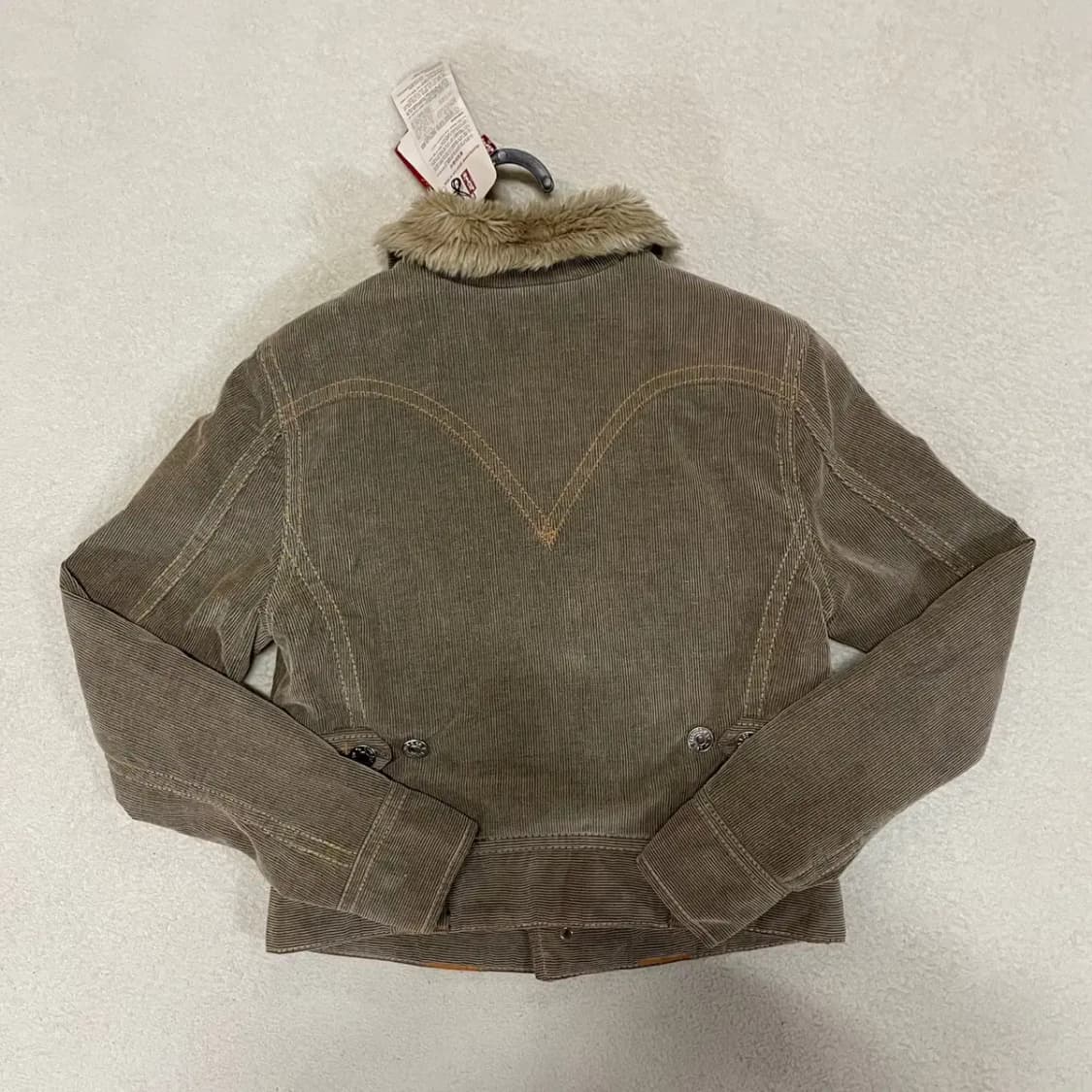 S 리바이스 타입원 코듀로이 여성 자켓 B.707 상품이미지3