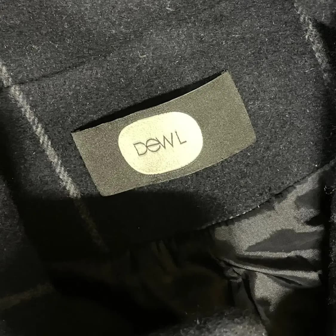 55 듀엘 체크 코트 B.709 상품이미지5