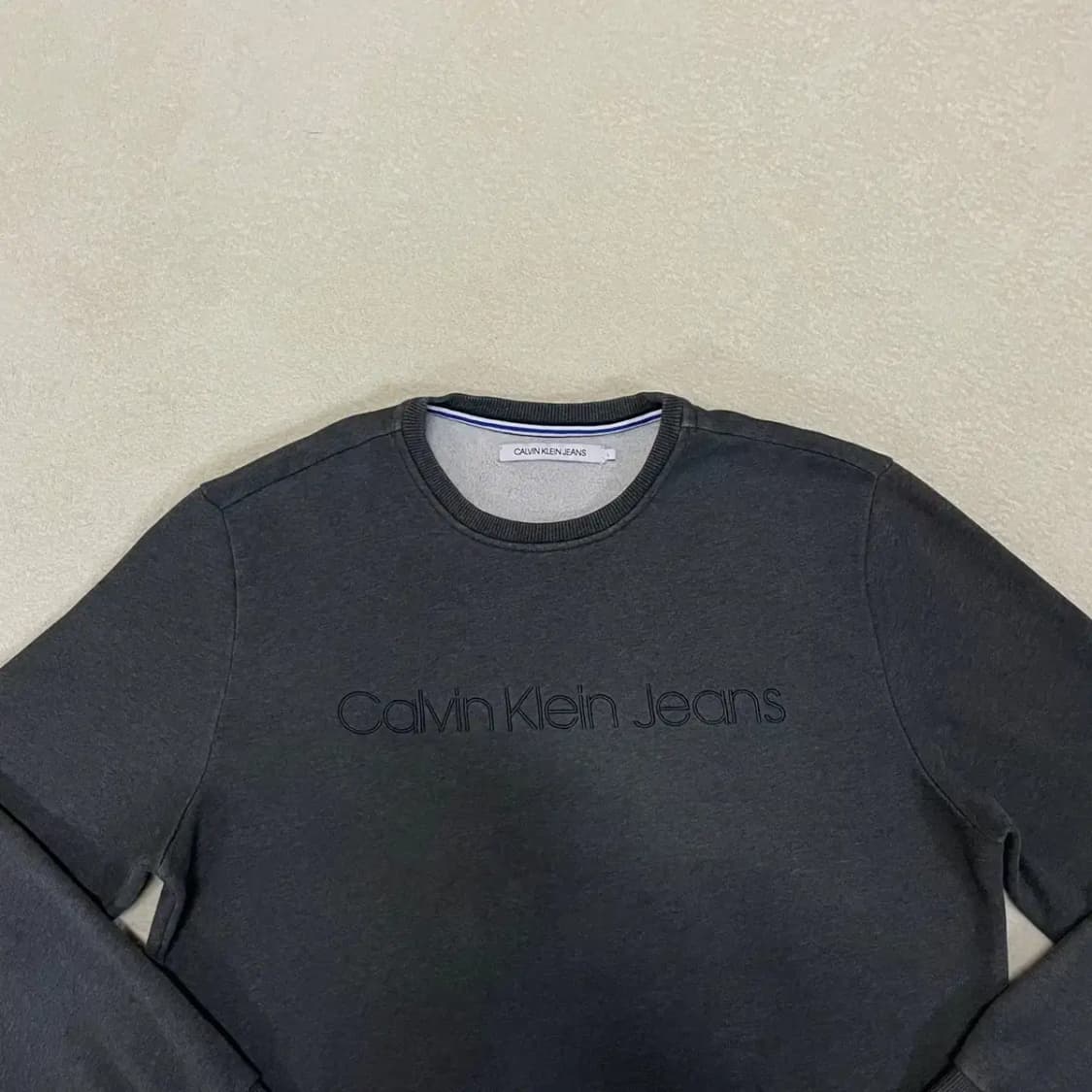 L 캘빈클라인 기모 맨투맨 B.764 상품이미지2