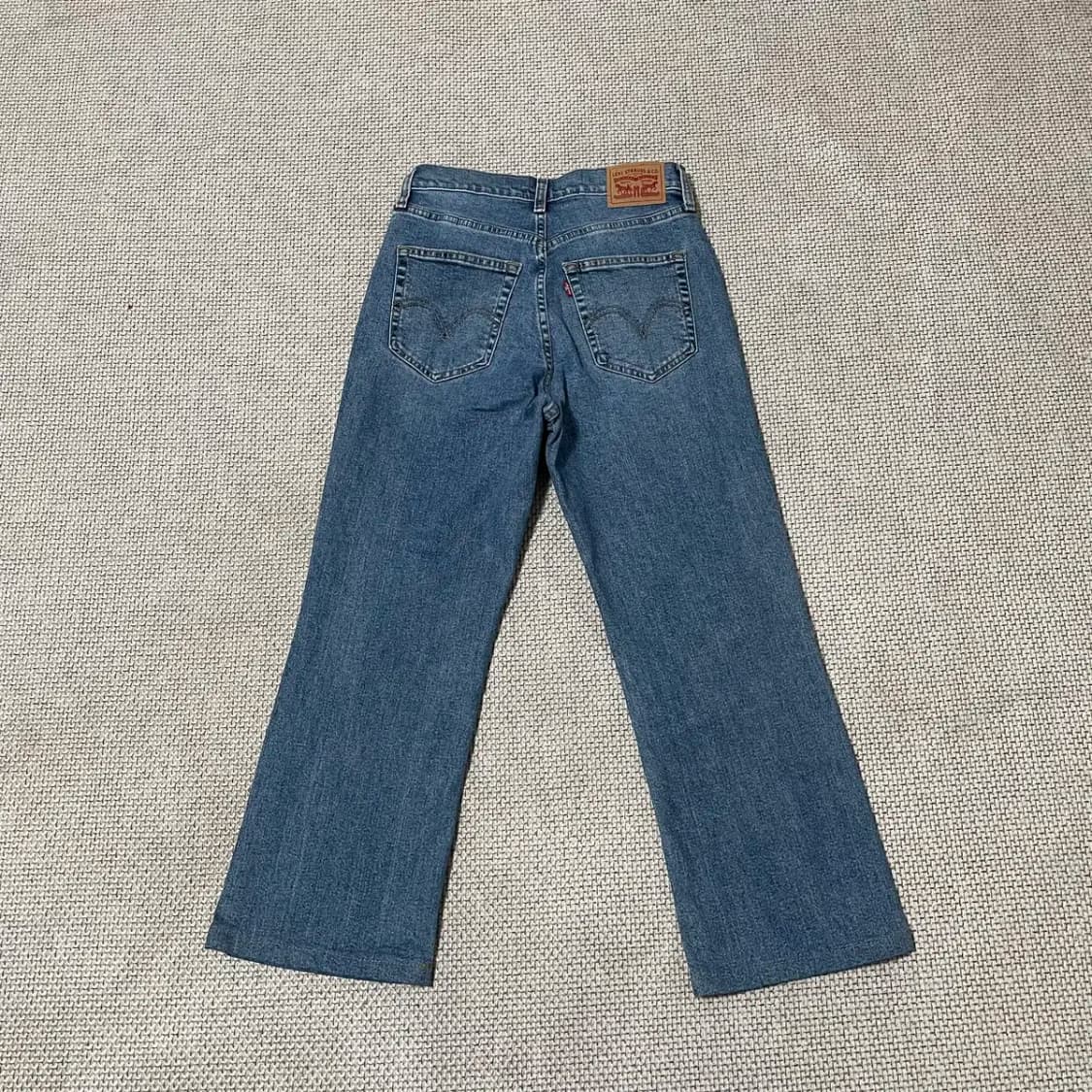 28 리바이스 하이웨스트 크롭 플레어진 청바지 N.9456 상품이미지3