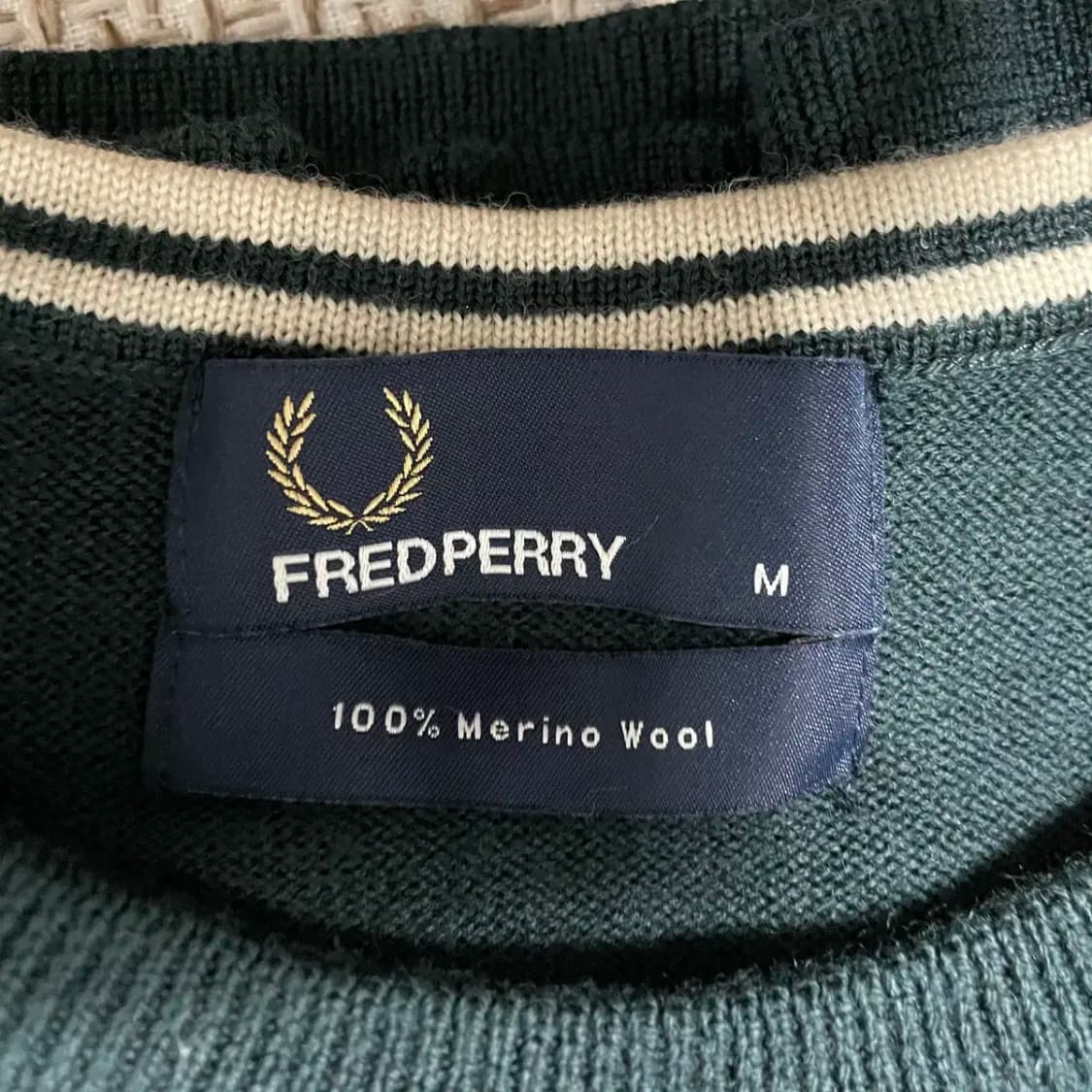 M 프레드페리 라운드 니트 N.9475 상품이미지4