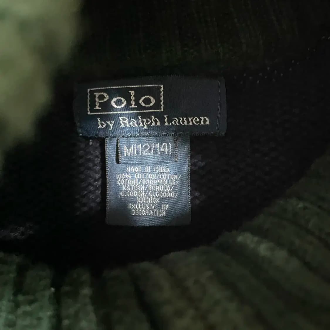 M 12-14 폴로 니트 집업 N.9480 상품이미지5