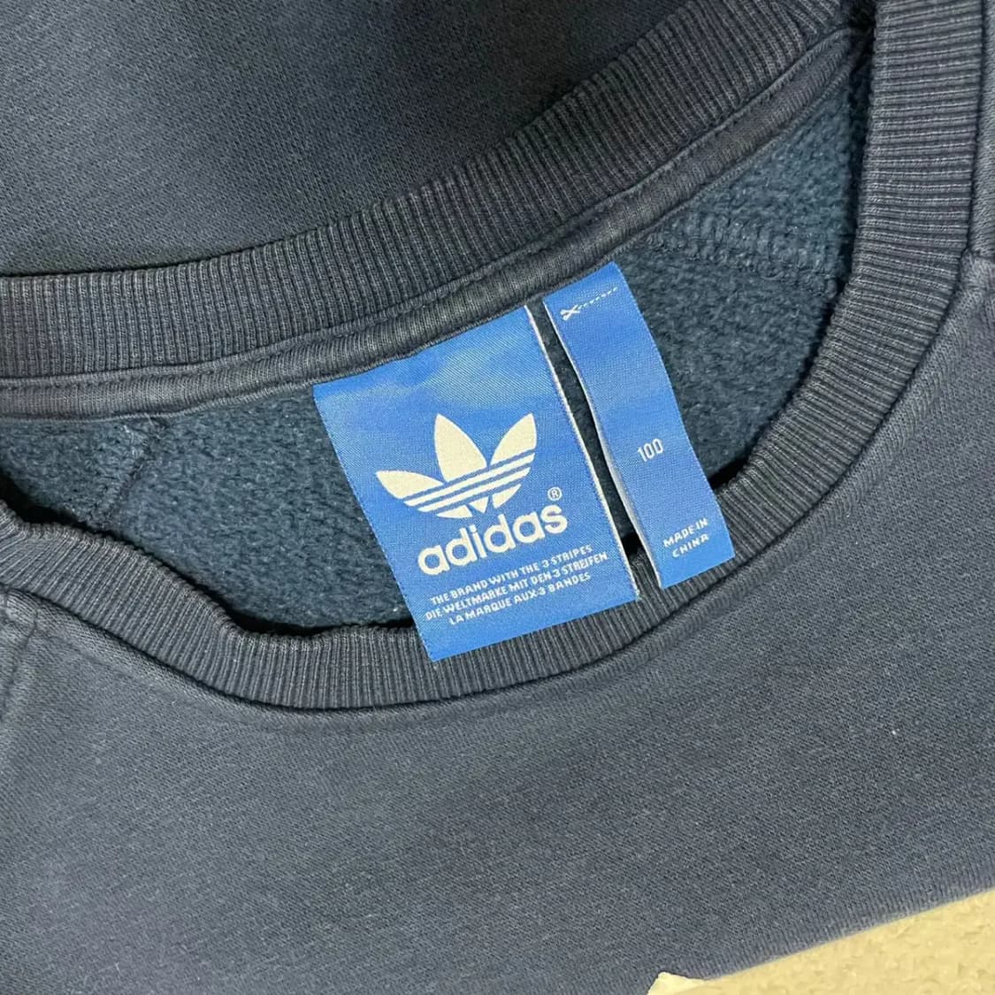 L 아디다스 기모 맨투맨 B.900 상품이미지5