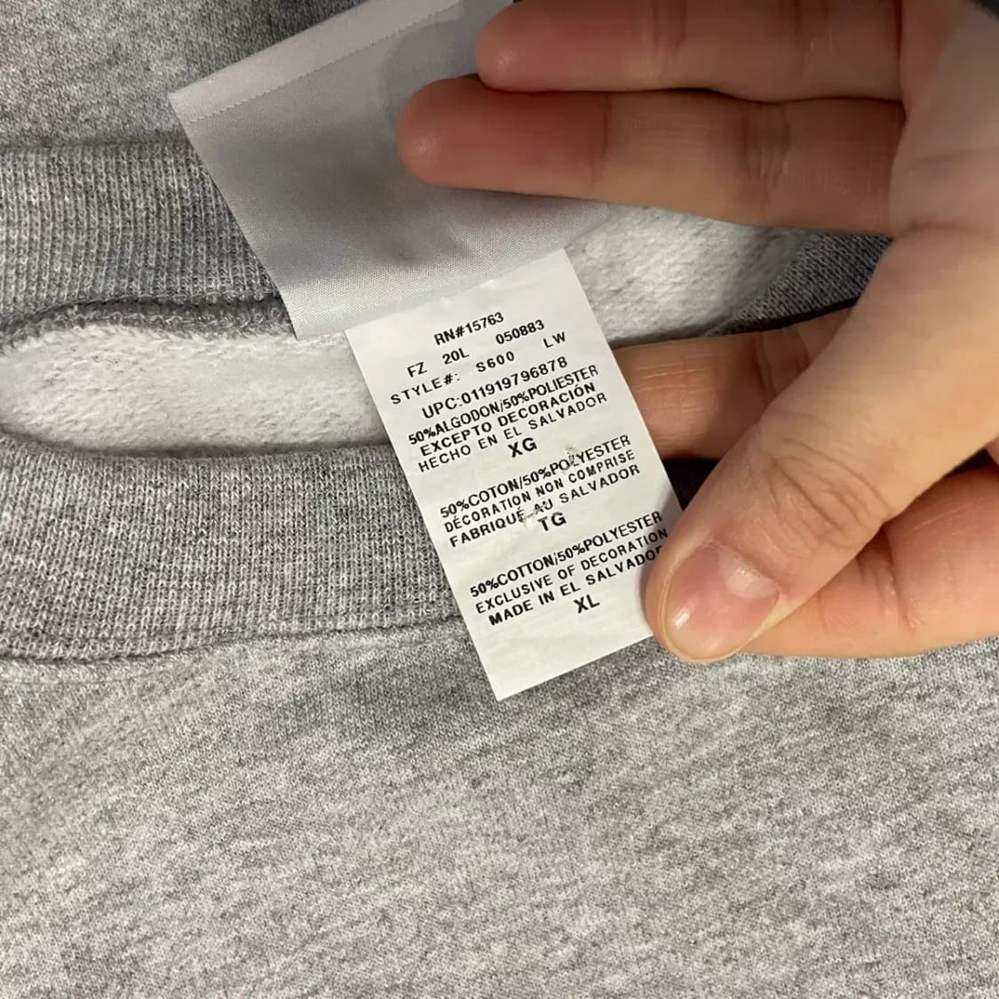 XL 챔피온 라운드 맨투맨 B.971 상품이미지4