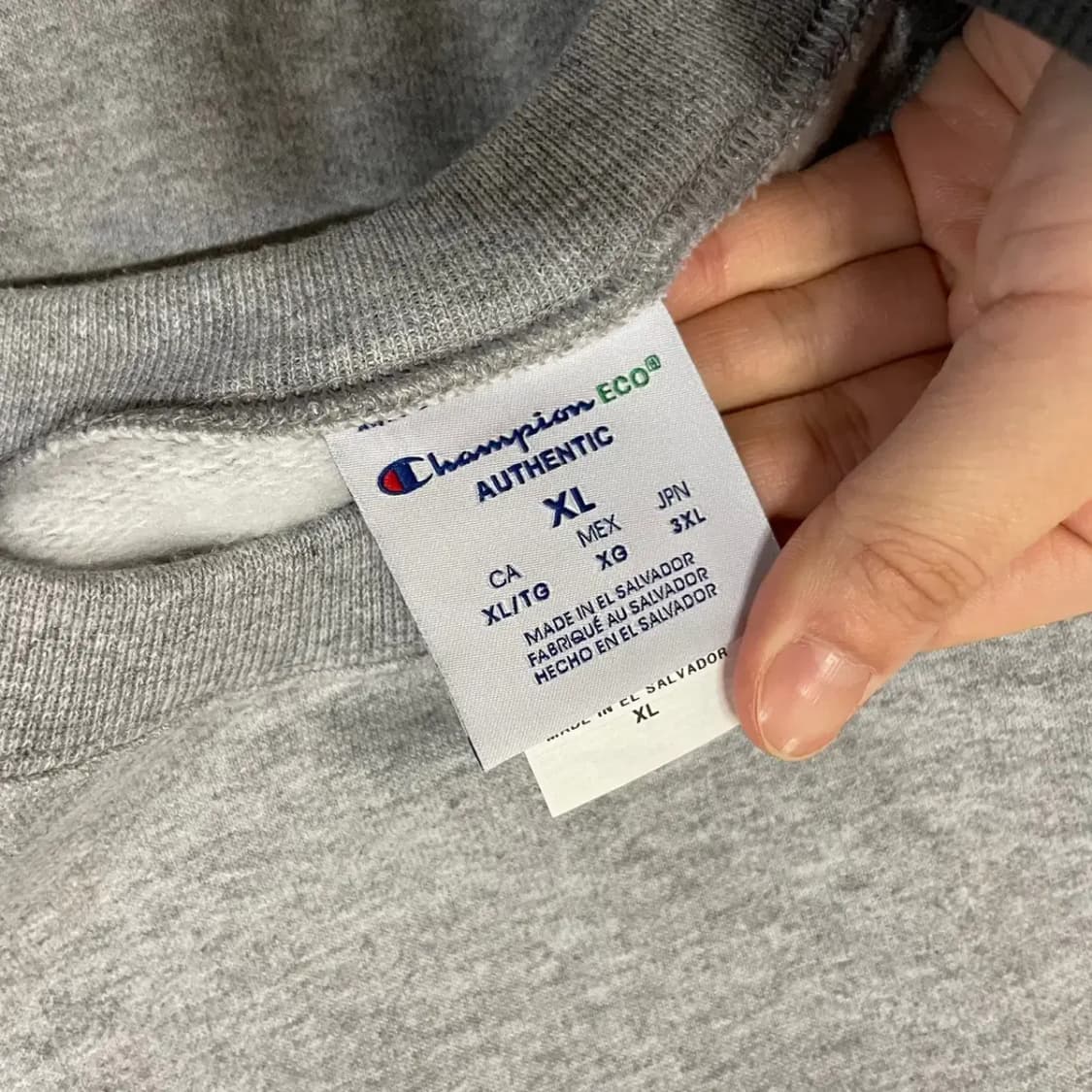 XL 챔피온 라운드 맨투맨 B.971 상품이미지5