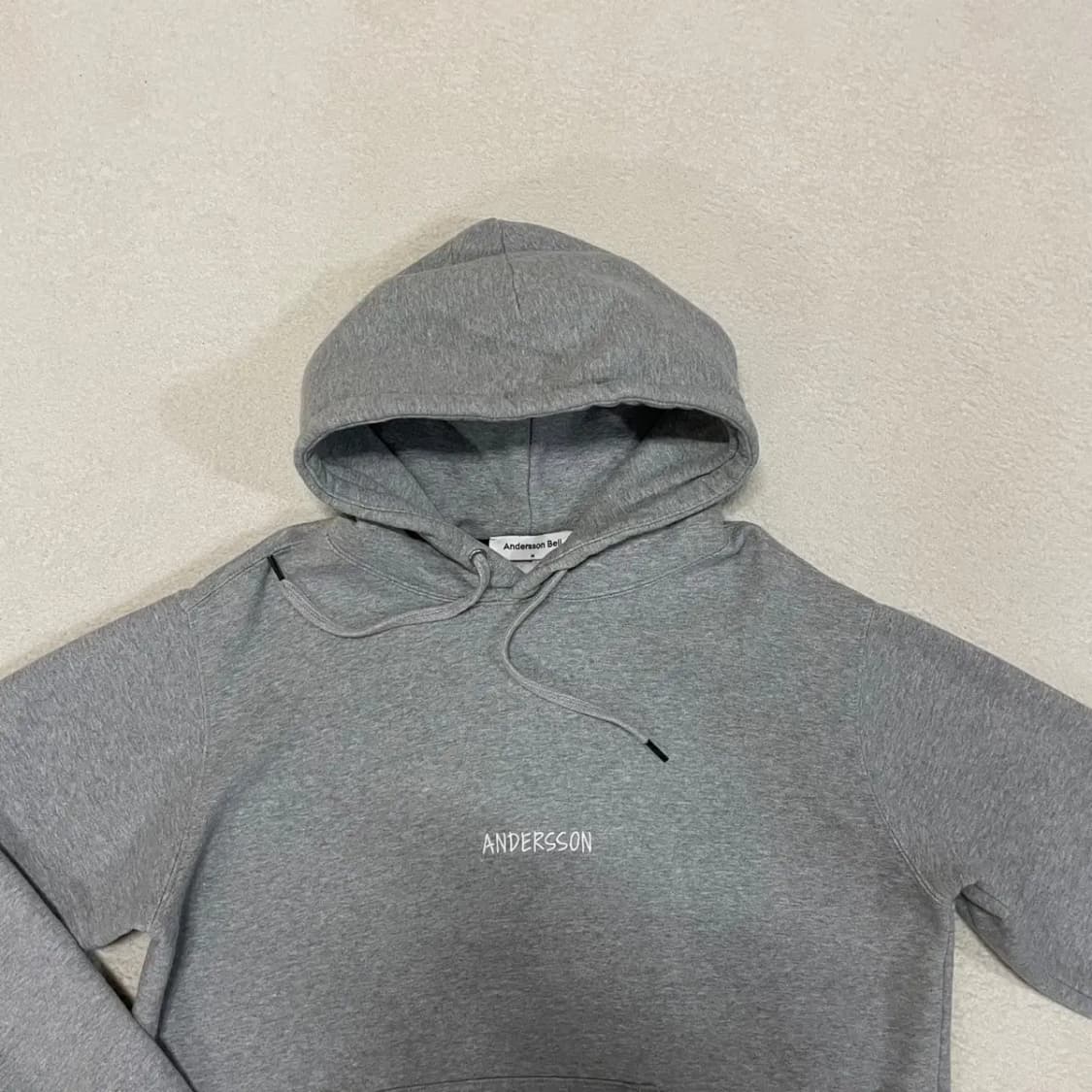 M 앤더슨벨 기모 후드티셔츠 B.919 상품이미지2