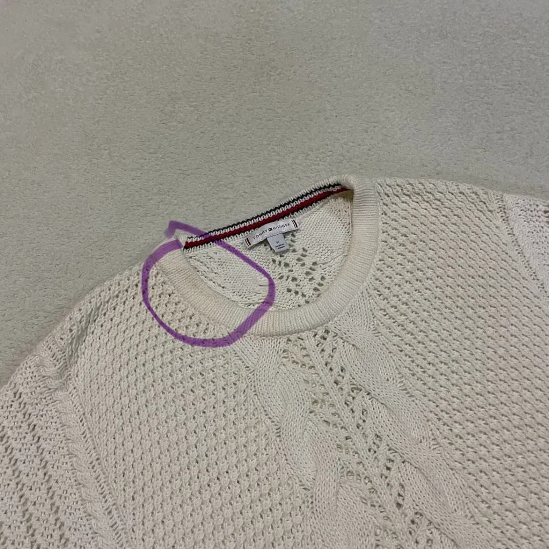 M 타미힐피거 라운드 니트 B.1005 상품이미지3