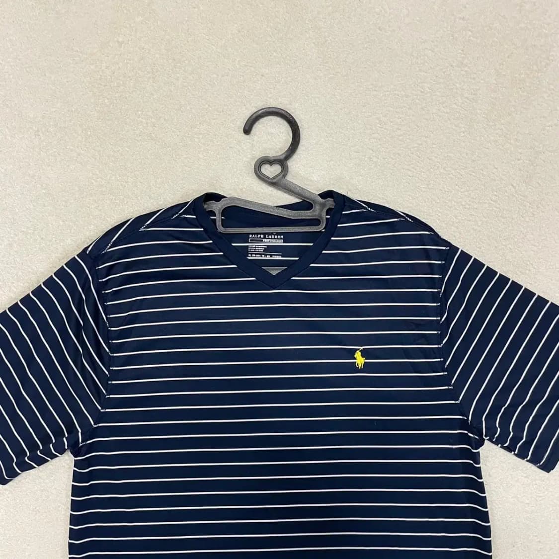 XL(18-20) 폴로 브이넥 스트라이프 반팔 B.1025 상품이미지2