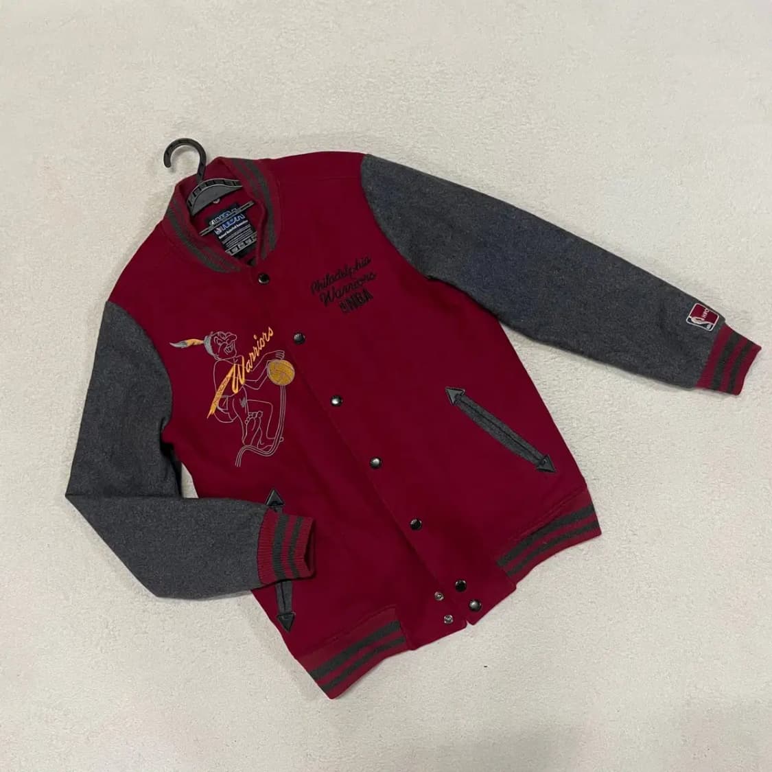 M NBA 바시티 필라델피아 봄버 자켓 B.1004 상품이미지1