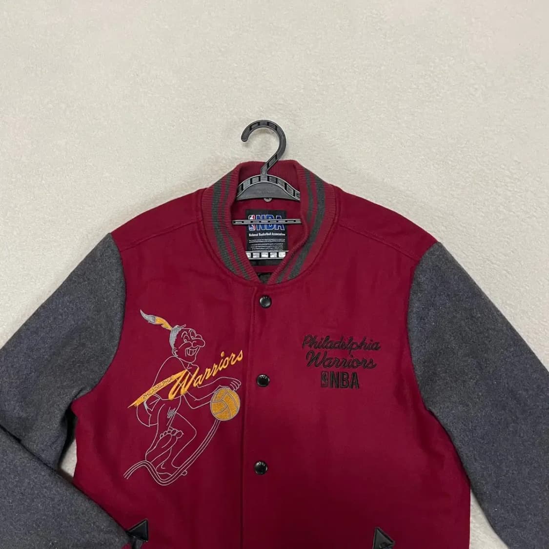 M NBA 바시티 필라델피아 봄버 자켓 B.1004 상품이미지2