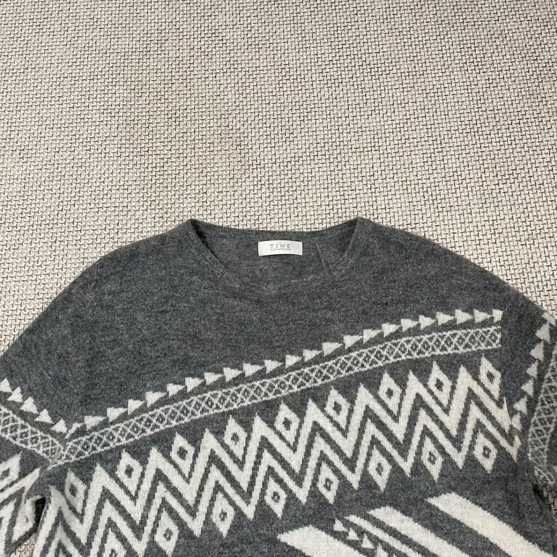 S 타임 여성 라운드 니트 N.8496 상품이미지3