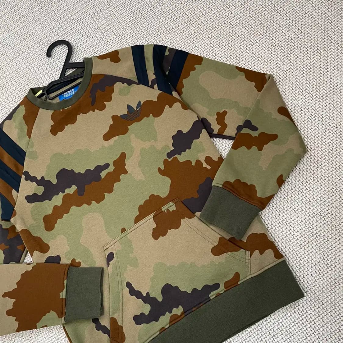 XS 아디다스 카모 기모 라운드 맨투맨 N.8514 상품이미지2