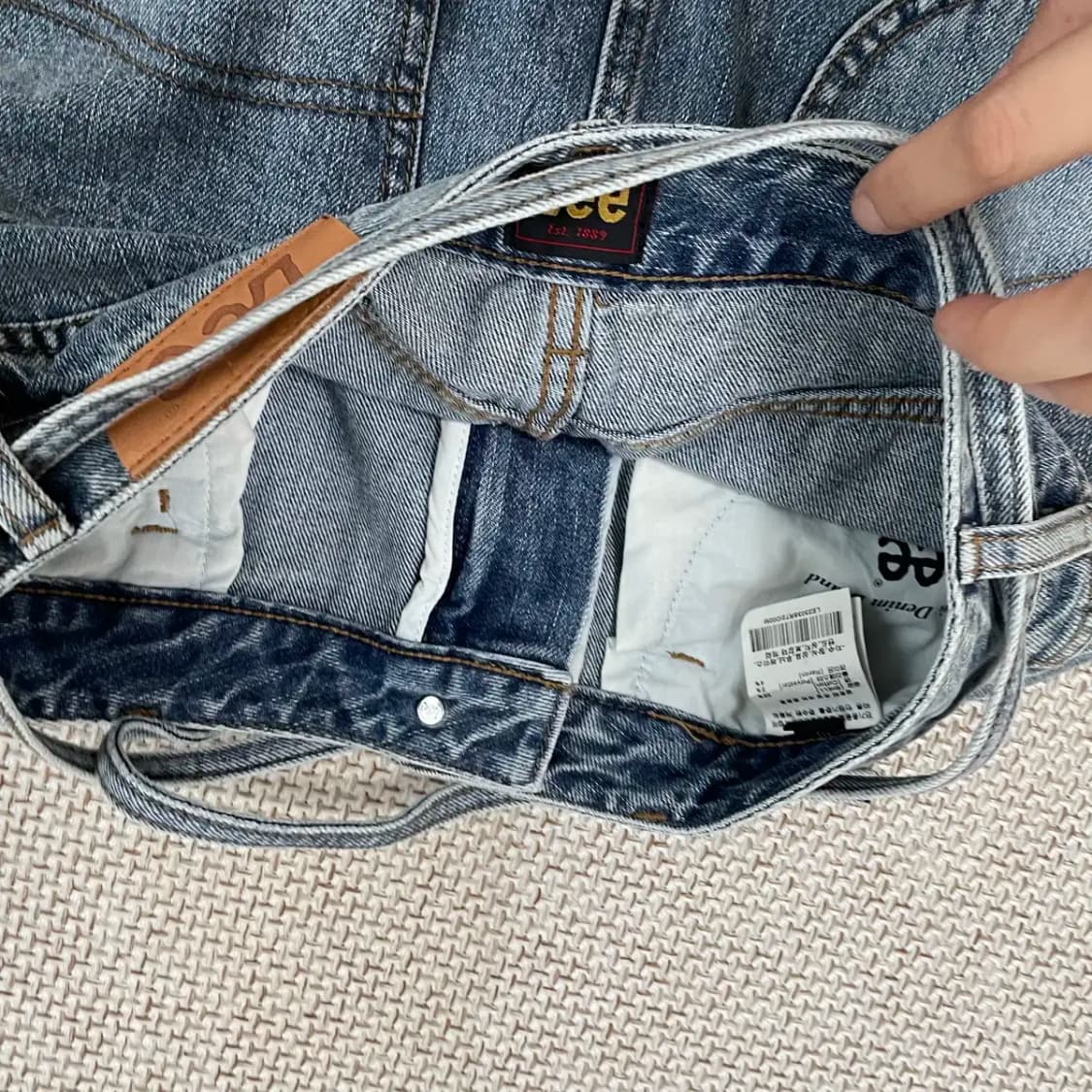 M LEE 여성 롱 청치마 N.8536 상품이미지4