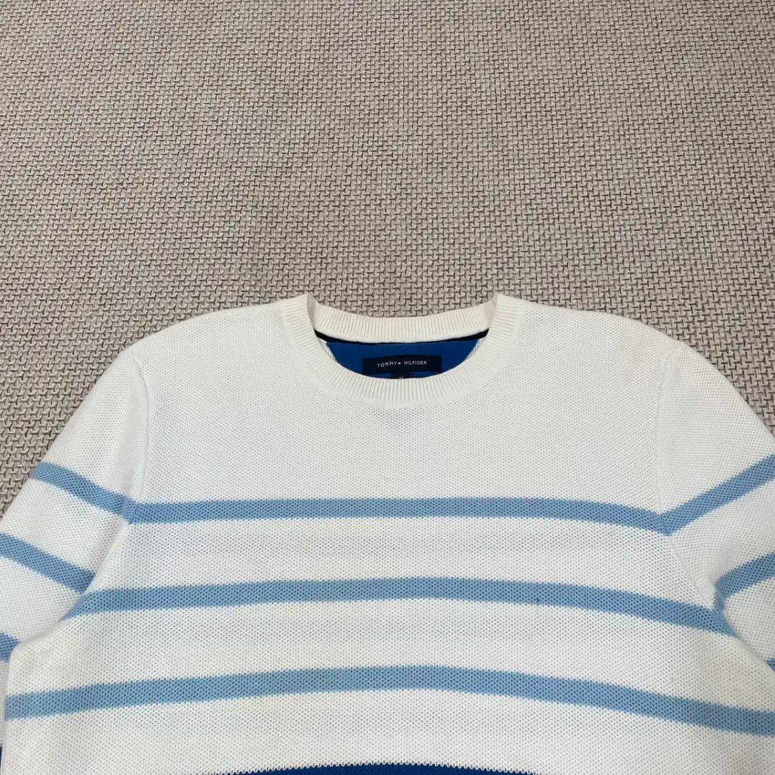 M 타미힐피거 라운드 스트라이프 니트 N.8576 상품이미지3