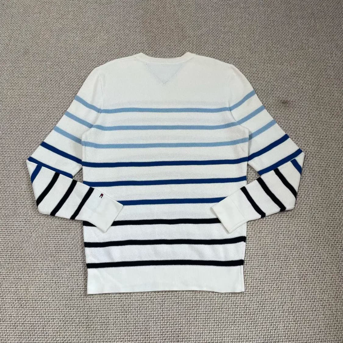 M 타미힐피거 라운드 스트라이프 니트 N.8576 상품이미지4