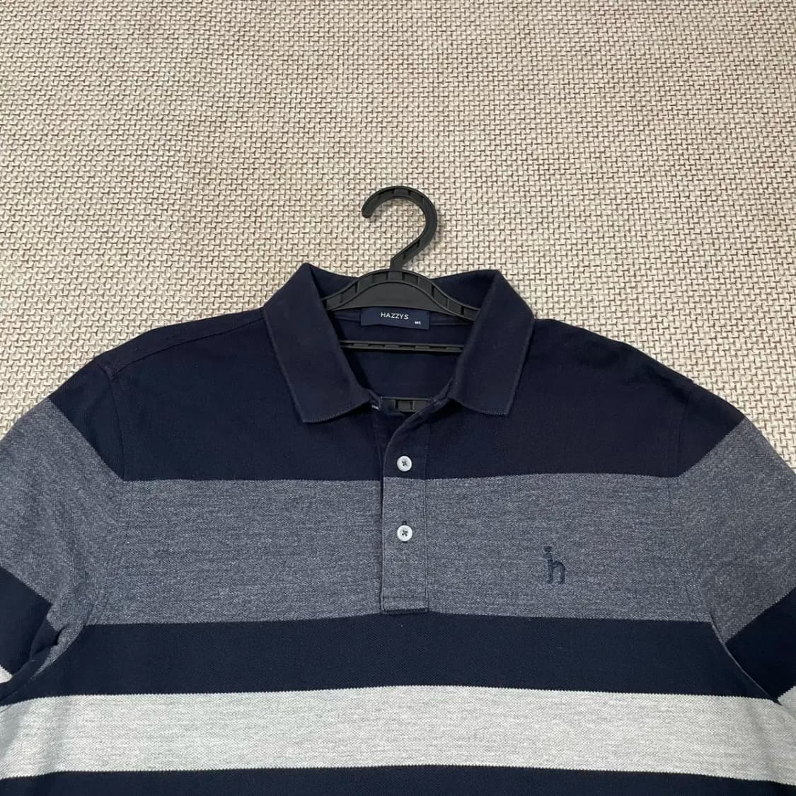 XL 헤지스 스트라이프 긴팔 카라티셔츠 N.8616 상품이미지3