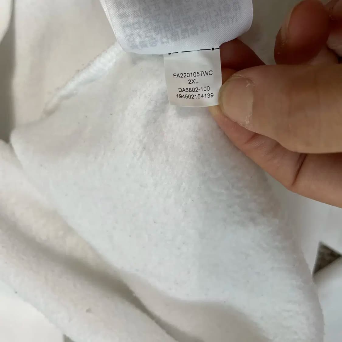 2XL 나이키 조던 기모 후드티셔츠 N.8635 상품이미지7