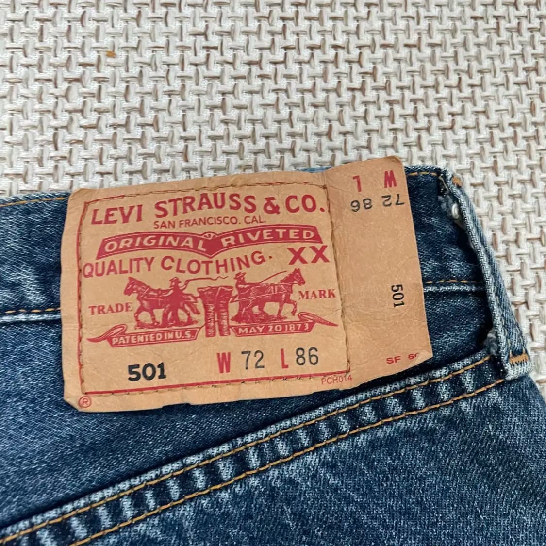 28 리바이스 501 한국 자체생산 청바지 하의 N.8644 상품이미지4