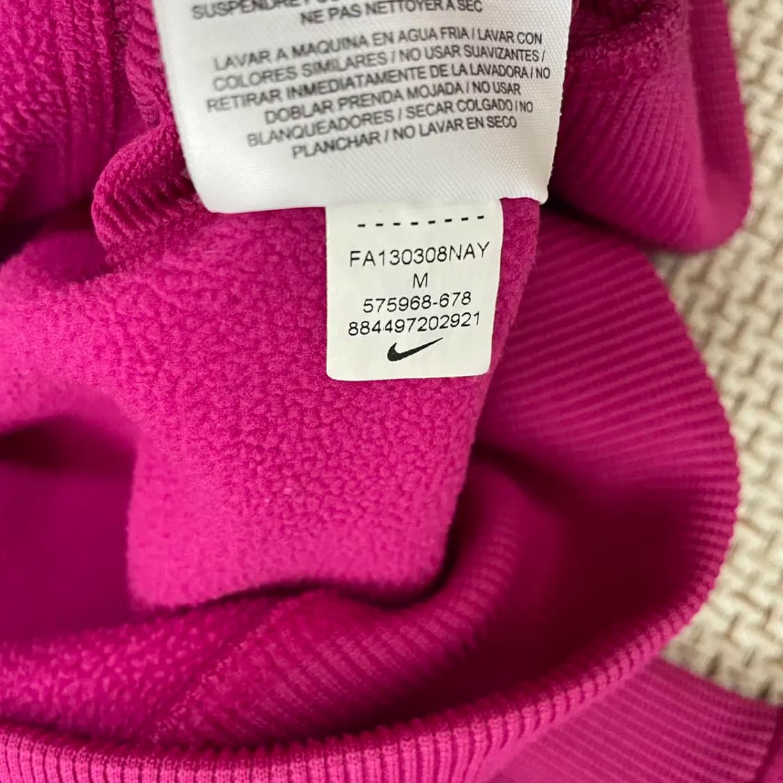 M 나이키 기모 여성 후드집업 자켓 N.8687 상품이미지6