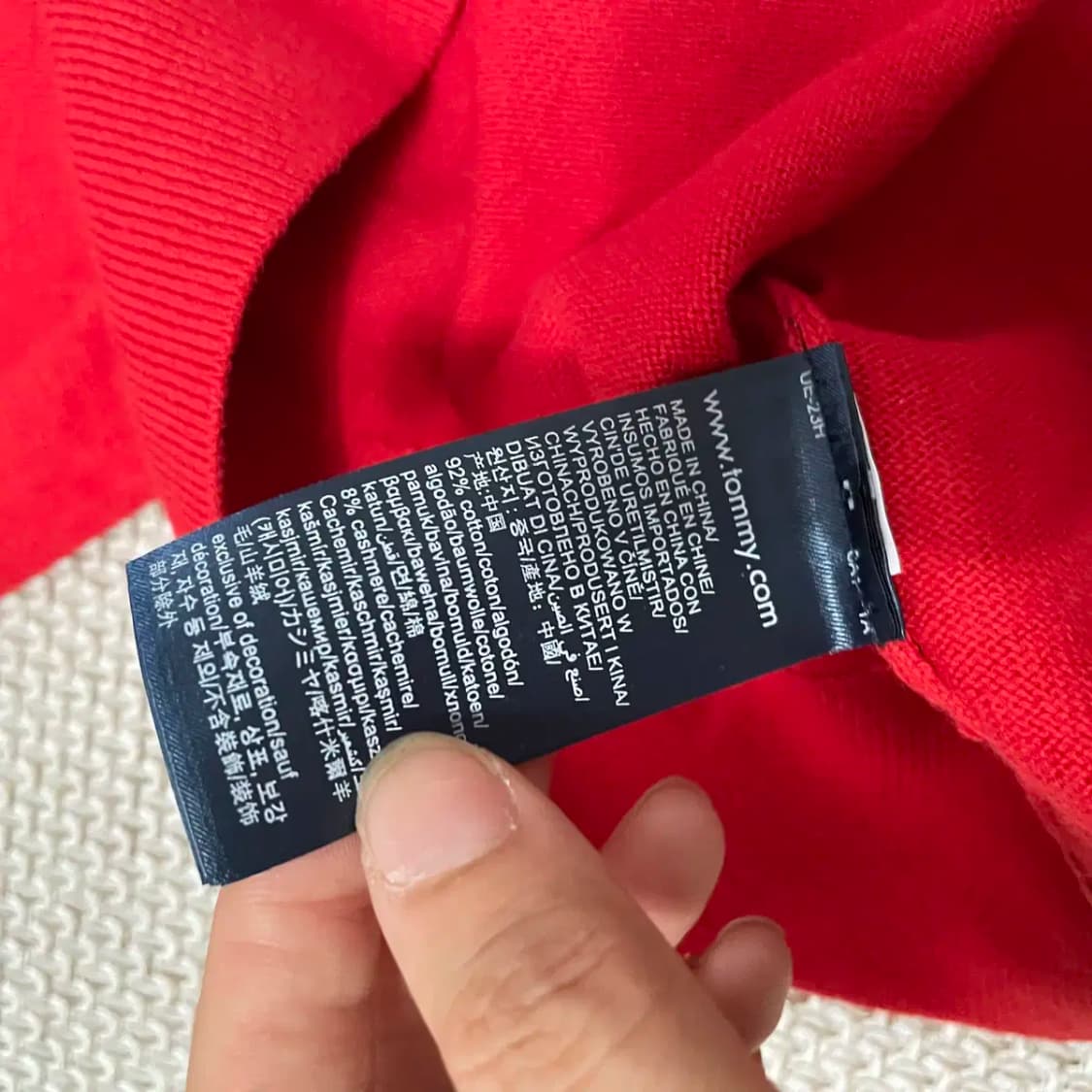 M 타미힐피거 라운드 니트 N.8725 상품이미지5