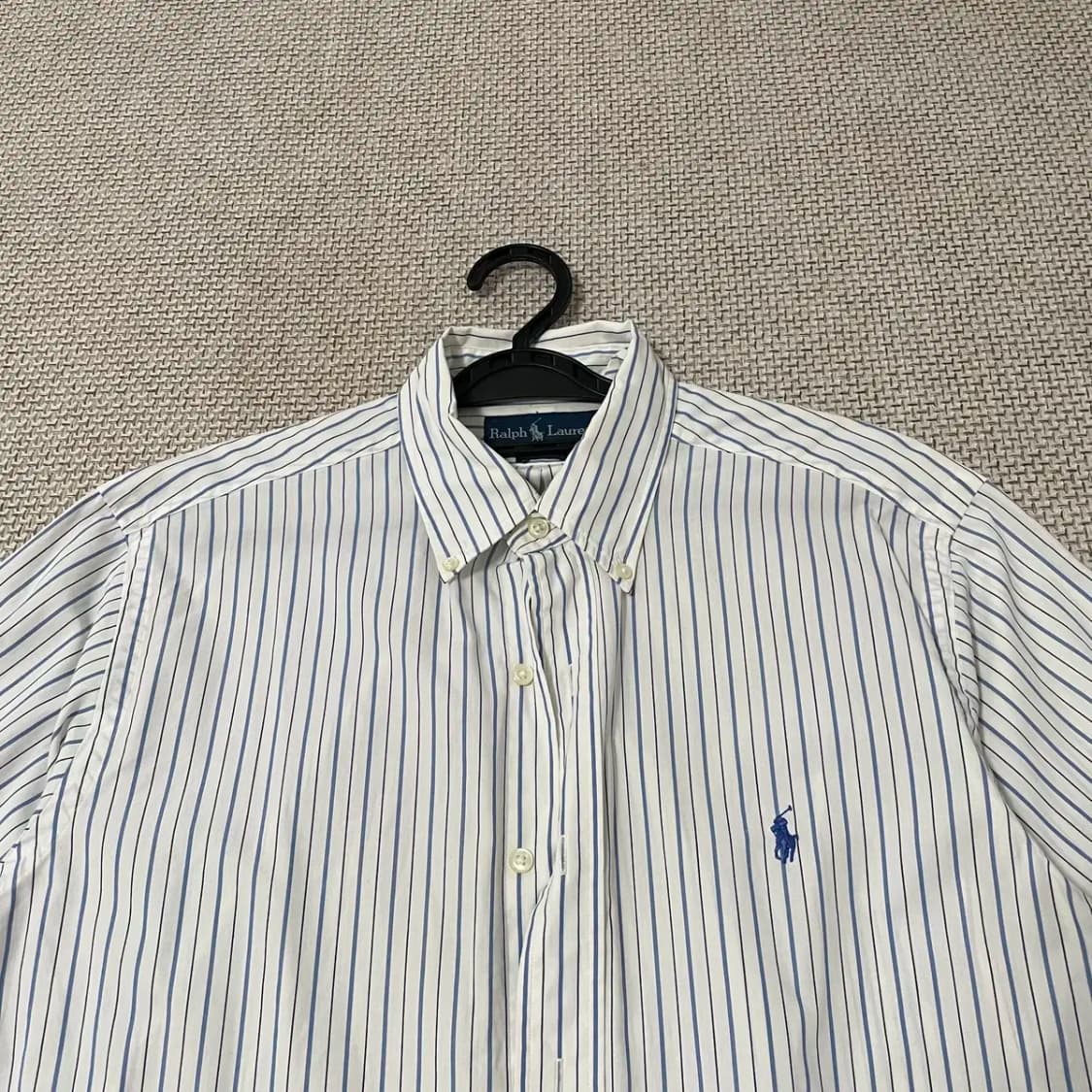 L 폴로 스트라이프 셔츠 남방 N.8728 상품이미지3