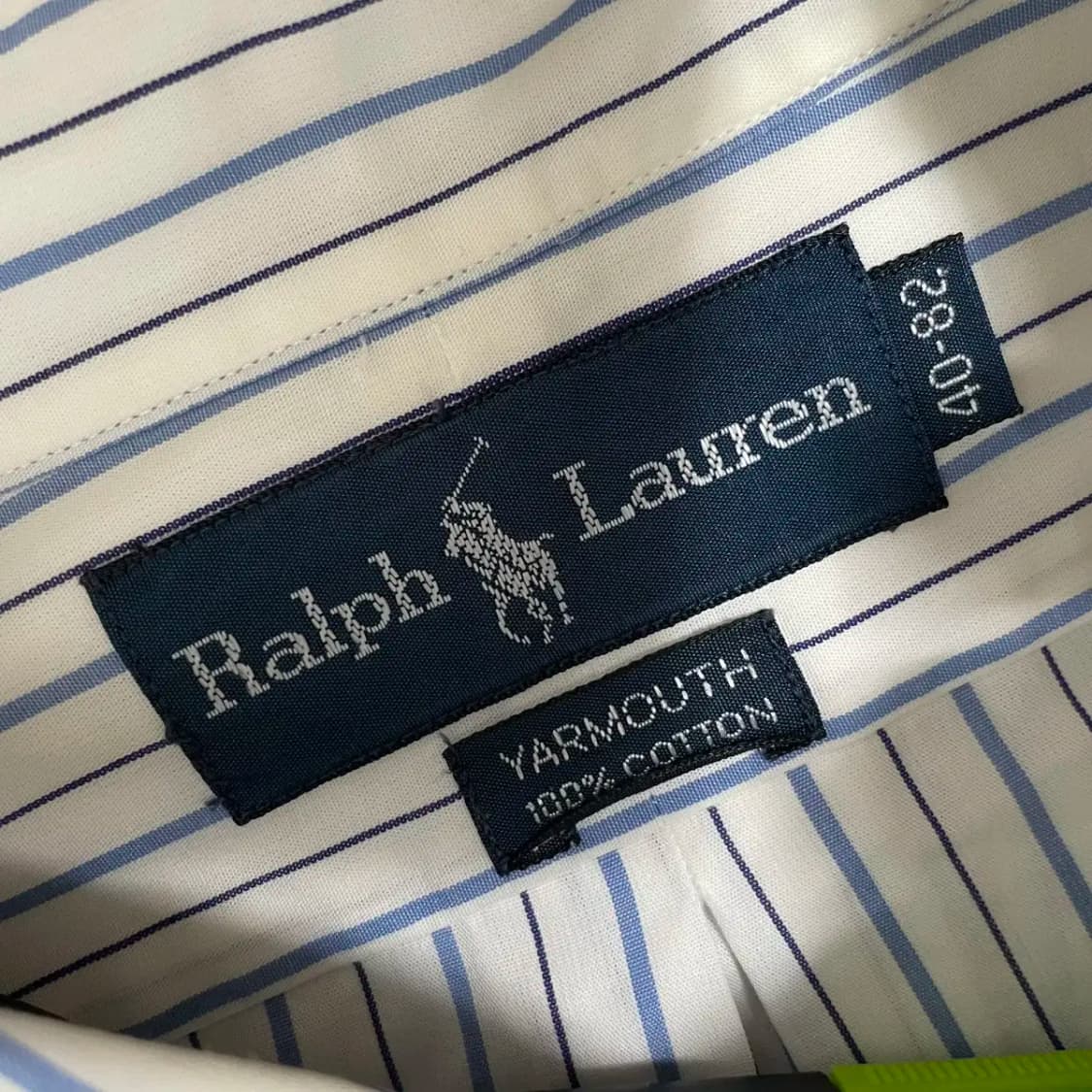 L 폴로 스트라이프 셔츠 남방 N.8728 상품이미지6