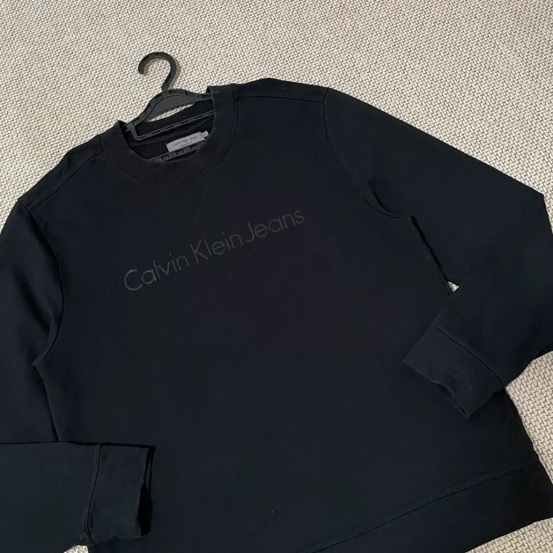 XL 캘빈클라인 라운드 맨투맨 N.8789 상품이미지2