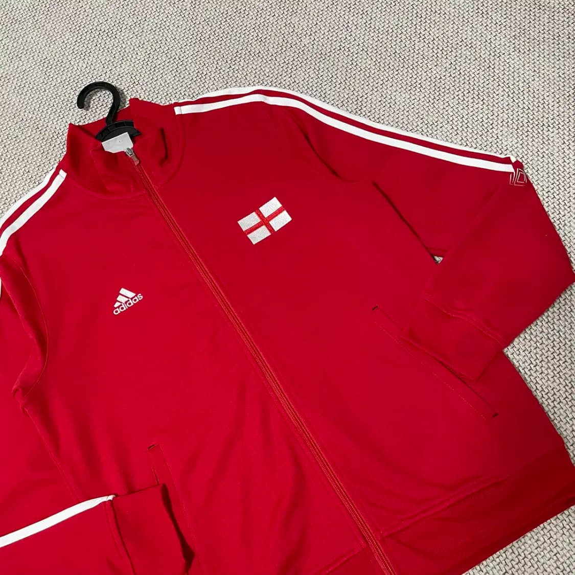 XL 아디다스 잉글랜드 트랙탑 집업 져지 N.8768 상품이미지2