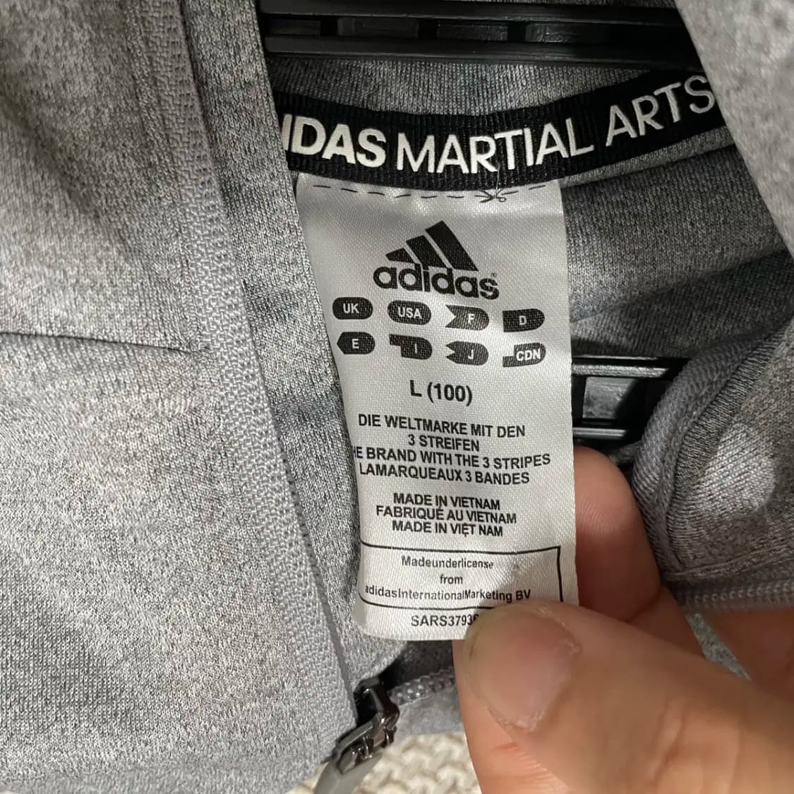 L 아디다스 기능성 후드집업 자켓 N.8792 상품이미지6