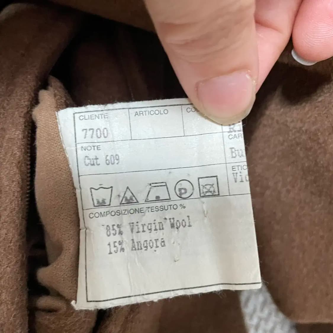 L-XL 버버리 울 코트 N.8890 상품이미지6