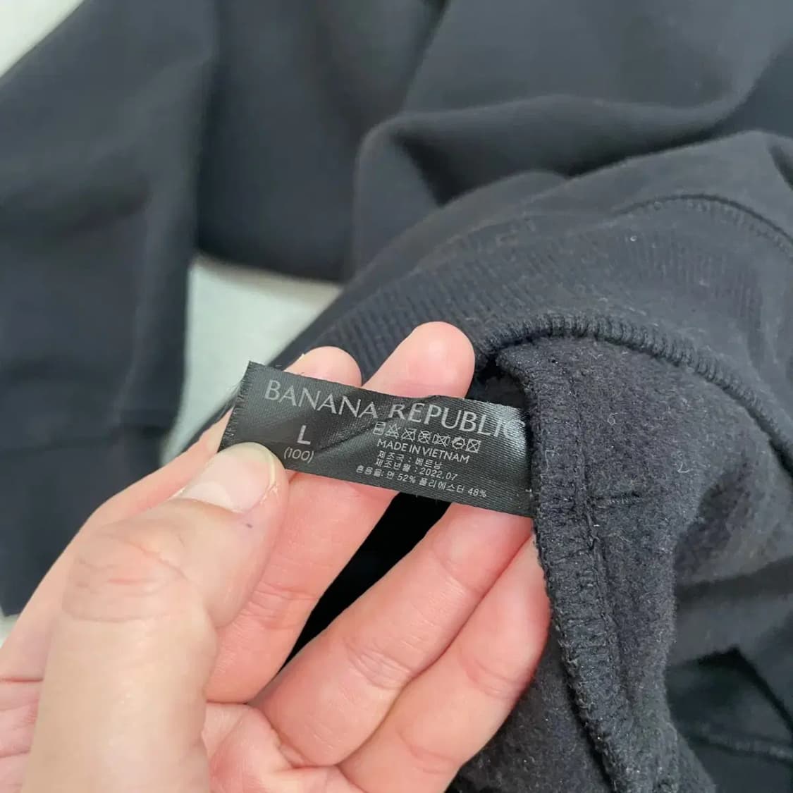 L 바나나리퍼블릭 기모 후드티셔츠 B.3329 상품이미지4