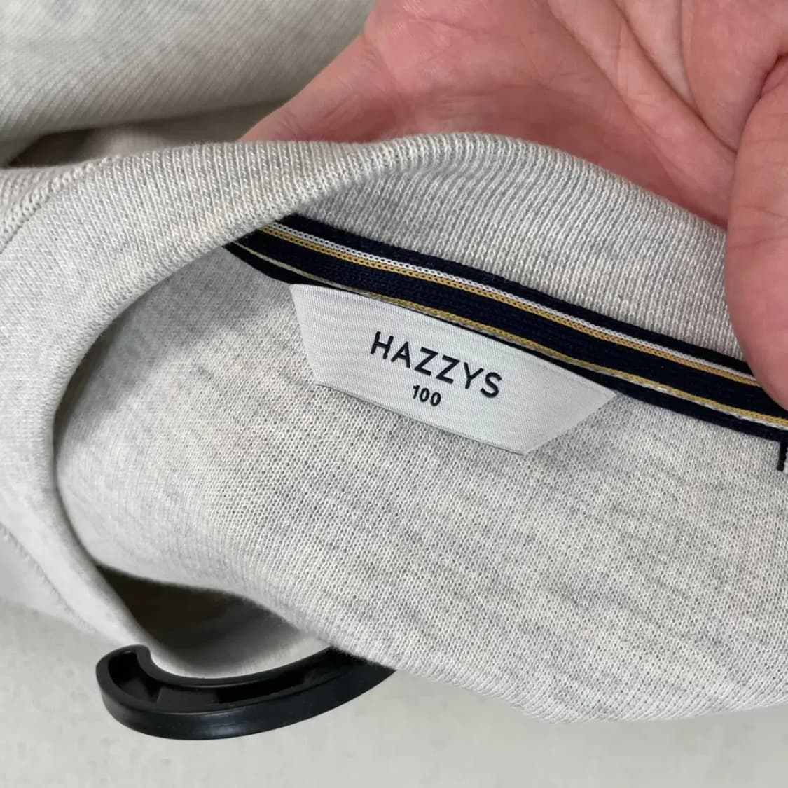 L 헤지스 니트 조직 라운드 맨투맨 23SS B.3337 상품이미지5