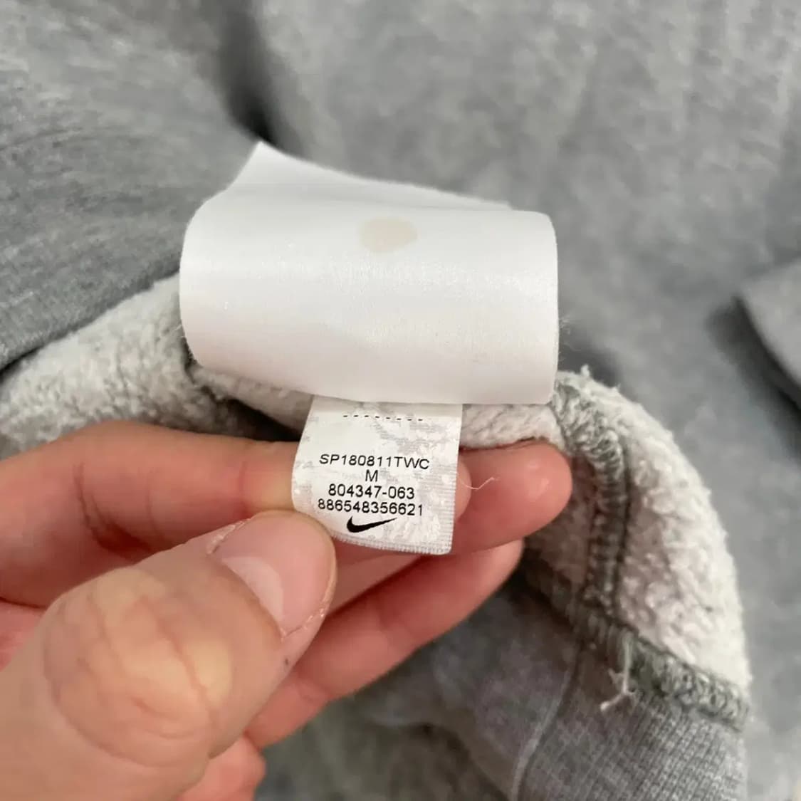 M 나이키 기모 후드티셔츠 B.3345 상품이미지5