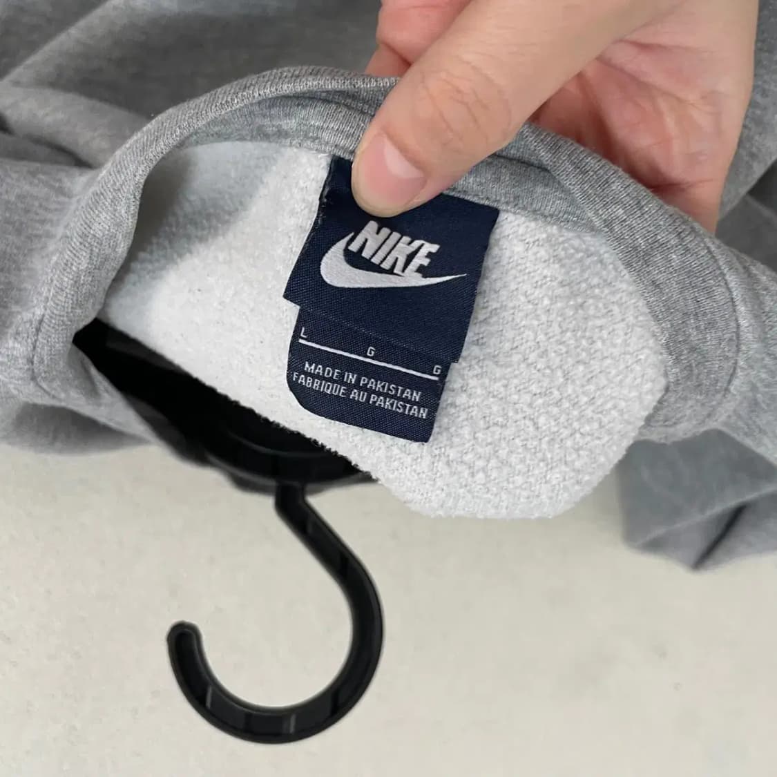 L 나이키 기모 라운드 맨투맨 B.3375 상품이미지5